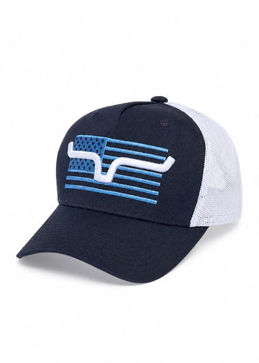 Capital visor cap in Navy by Kimes Ranch