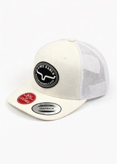 Carson visor cap in White by Kimes Ranch