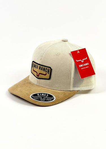 Casquette avec Visière Quatorze en Naturel par Kimes Ranch