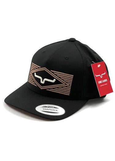 Casquette à visière Tredwell en noir par Kimes Ranch