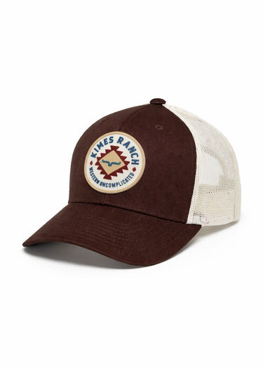 Casquette visière Vaughn en marron par Kimes Ranch