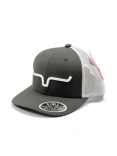 Casquette visière Weekly Trucker en Caracoal White by Kimes Ranch
