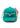 Casquette à visière Trucker Weekly en Teal White par Kimes Ranch