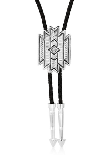 Bolo Tie Southwest Motif by Montana Silversmiths