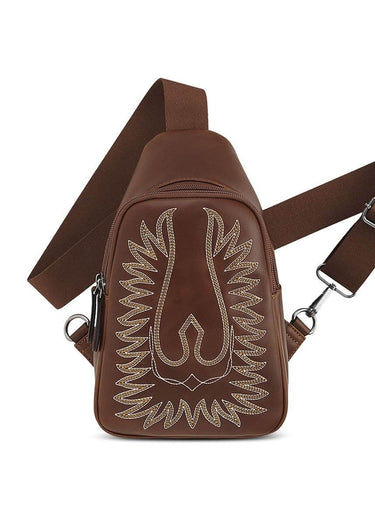 Borsa Casanova Stitch Sling Brown by Ariat