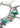 dettaglio cuore Bracciale Cross Turquoise Charm by Blazin Roxx