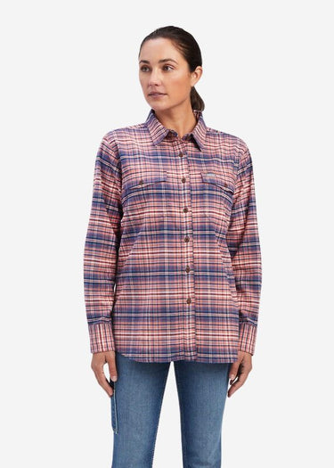 Women's hard stretch flannel plaid shirt from Ariat