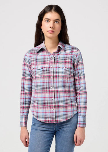 women's western violet quartz shirt from Wrangler