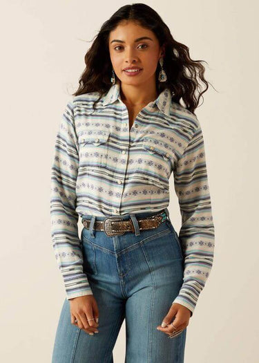 Chemise western Seaside pour femme en Jacquard Geo Stream Serape par Ariat