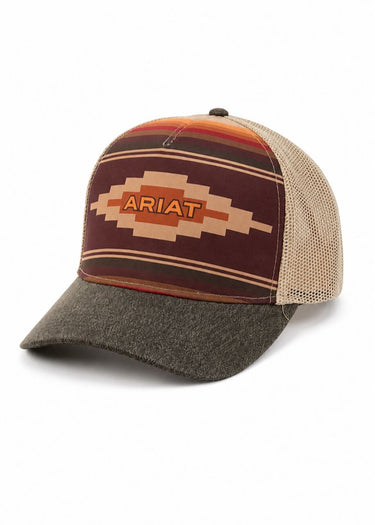 Cappellino Donna Aztec Logo Tan con Rete by Ariat