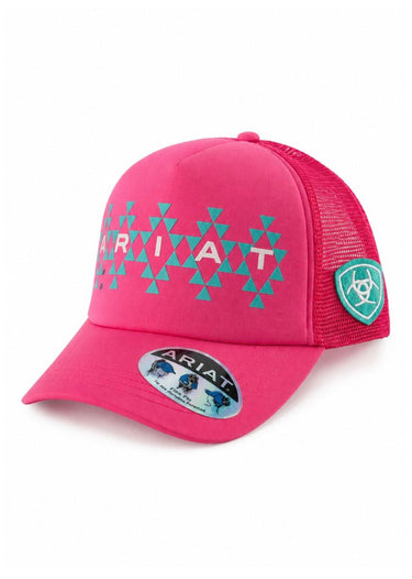 Cappellino Ponytail Southwest Pink Donna by Ariat