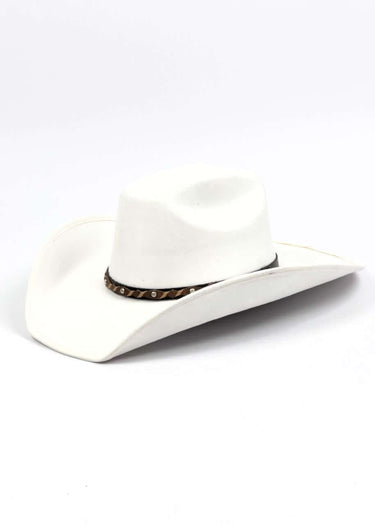 Chapeau de cowboy en blanc par Bullhide
