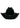 Chapeau de cowboy Gholson couleur noir