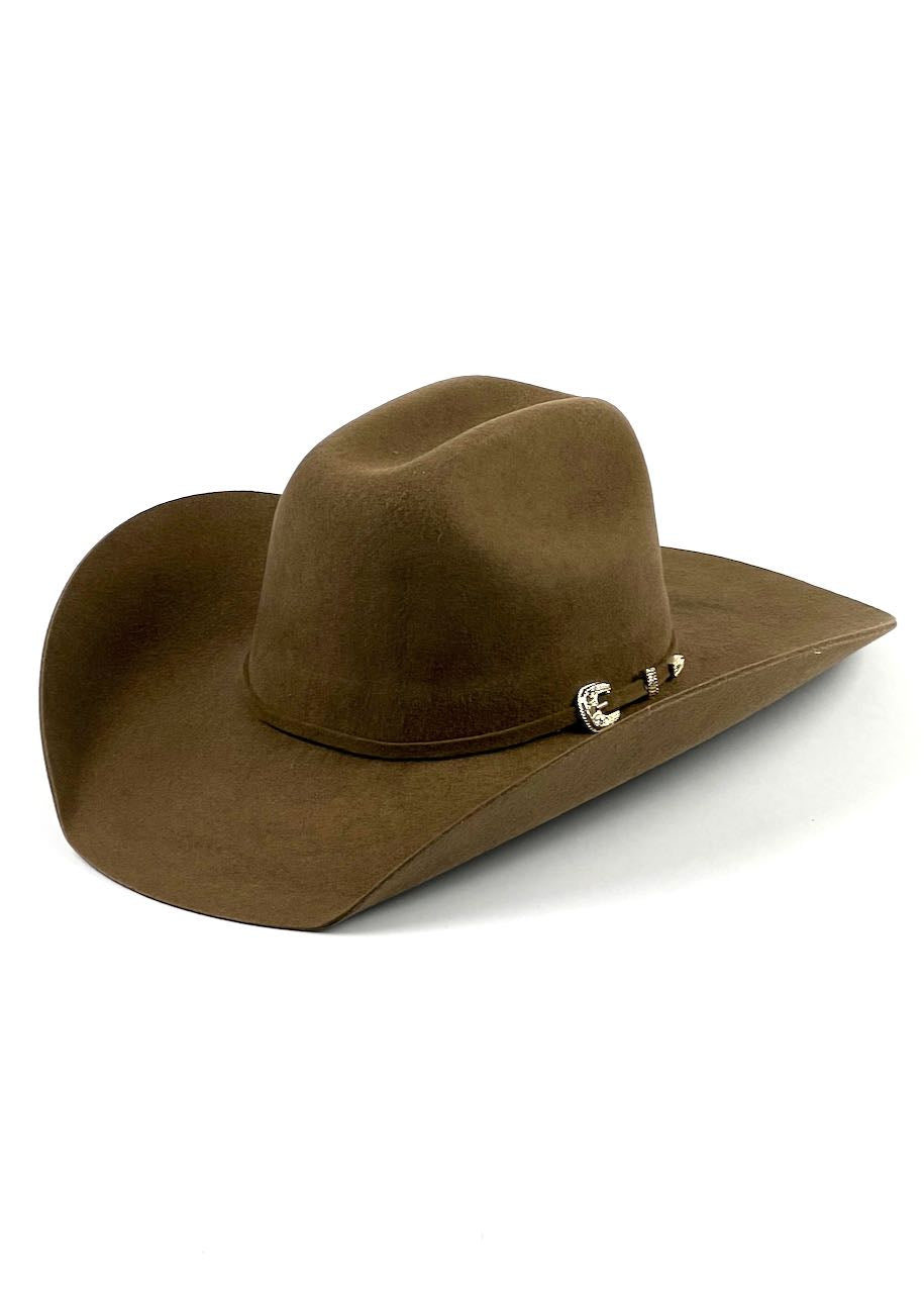 cappello western modello kingman color Khaki di Bullhide
