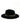lato Cappello Western Reloaded in feltro nero di Bullhide