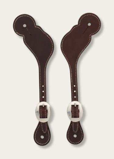 Men's Spur Straps Burgundy Latigo Leather Regular by Weaver Leather