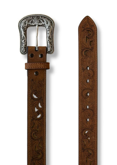 Cintura donna Scroll Cut Out in Brown by Ariat