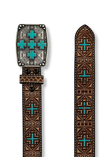 western belt for women Studded Cross model by Angel Ranch