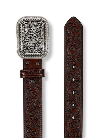 Women's Rhinestone Filigree western belt from Ariat