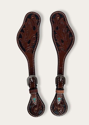 Herren-Spornriemen Carv Chestnut von Turquoise Cross