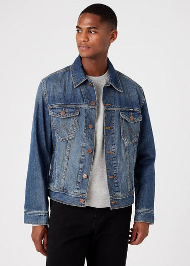 Klassische Jeansjacke aus Stein von Wrangler