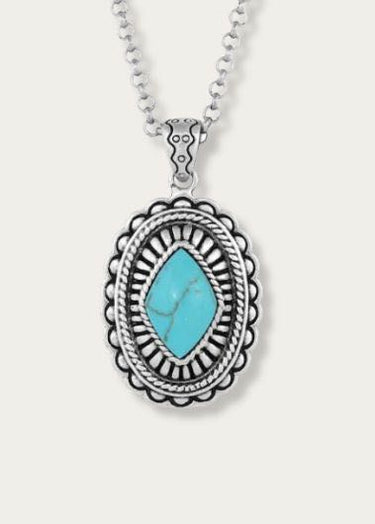 Magic Turquoise model necklace from Montana Silversmith