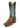 legging and square toe western boots for women model Odessa stretching feet green by Ariat