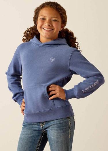 Ariat girl's 2.0 sweatshirt in Coastal Fjord by Ariat