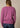 dietro Felpa donna Gina Western Crew in magenta by Kimes Ranch