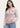 porté Sweatshirt zippé pour femmes Rose by Bove