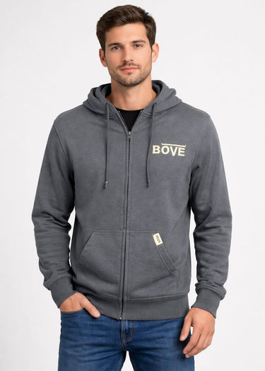 Sweat-shirt zippé homme Asphalt by Bove
