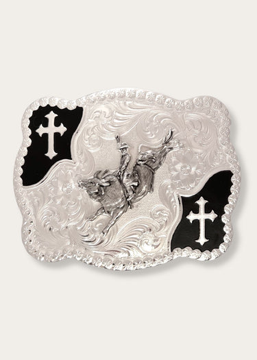 Boucle western bullriuder de Montana Silversmith