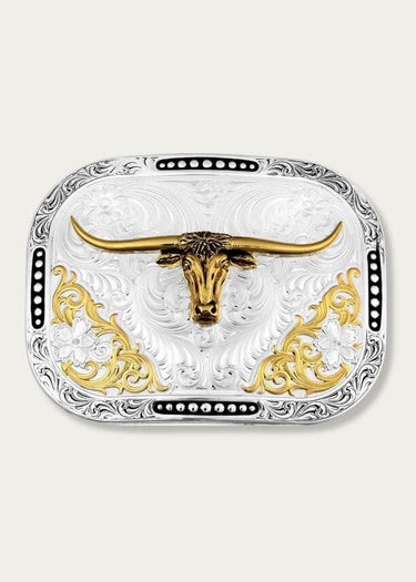 Class Act Two Tone with Longhorn buckle by Montana Silversmith