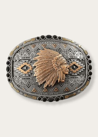 Fibbia Cowboy Indian Chief Southwest by Nocona