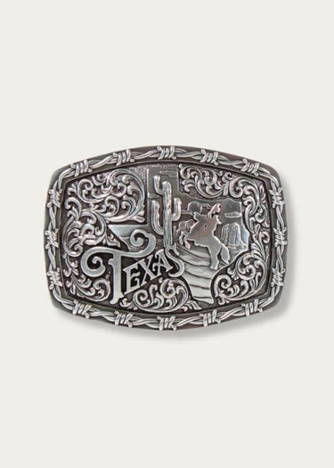 Fibbia Texas Cactus Horse Rectangle by Nocona