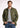Giacca Camicia Carhartt Rugged Flex™ Relaxed con Pile in Basil indossata aperta