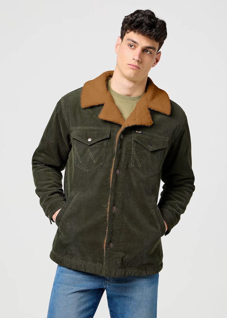 Corduroy Jacket Wrangler Coat Men's Wrangler® Sherpa Lined