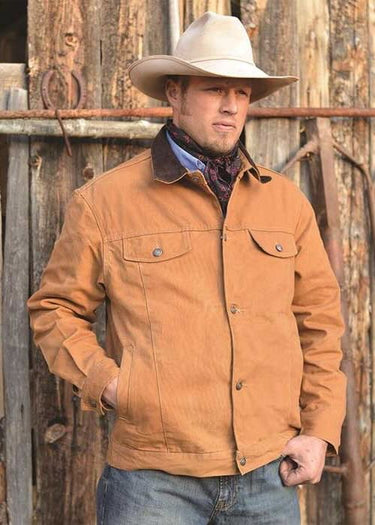 Chaqueta Chisum para hombre en color tostado de Wyoming Traders