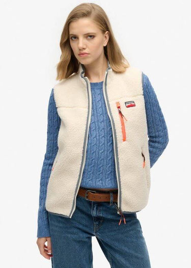 Women's Outdoor Fleece Vest by Superdry
