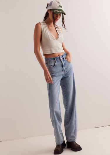 Aster Straight women's jeans in Opal by Free People