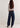 Hinter Jeans für Frauen Good Luck Mid Rise Barrel in Deep End von Free People