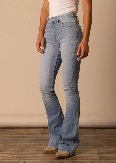 Jennifer Women's Jeans in Light Wash by Kimes Ranch