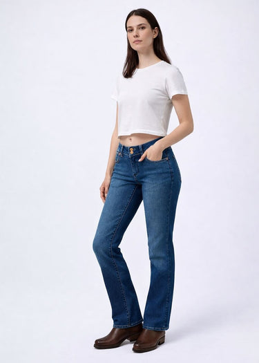 Jeans Low Rise Bold Boot in Canyon Crest von Wrangler