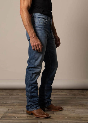 James Men's Jeans Side in Mid Wash by Kimes Ranch