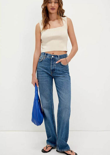 We The Free Holly Bootcut Jeans in Thames by Free People