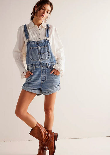 Ziggy Shortall Jeans Shorts in Follow Your Heart by Free People