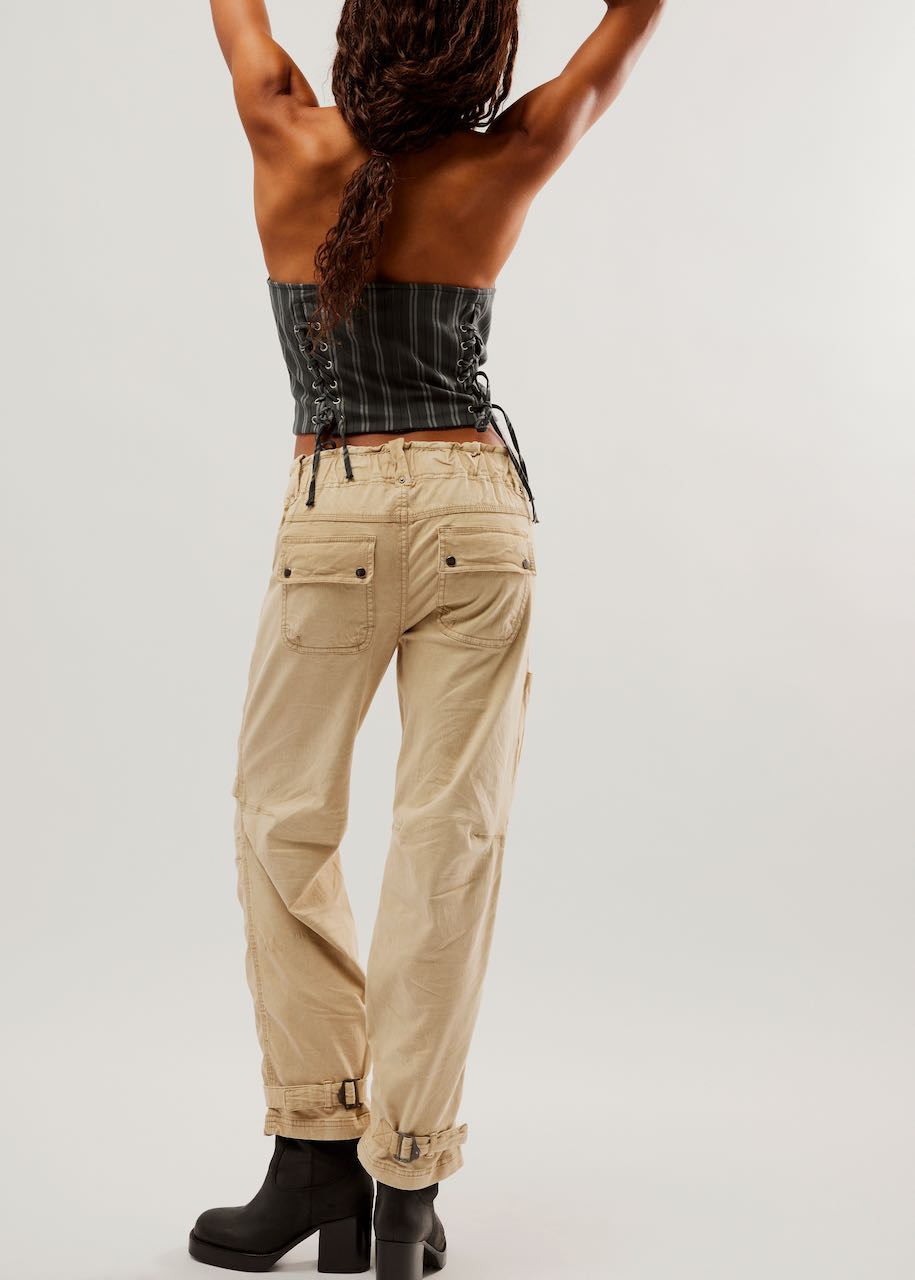 dietro Pantalone Can't Compare Slouch in Rye di Free People