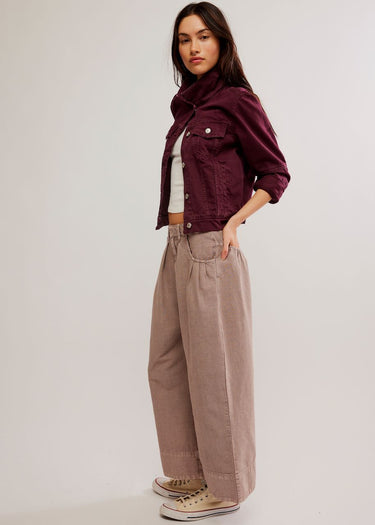side Pantalon chino Sweet Talk en Phantom by Free People