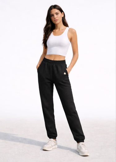 Pantalon de jogging pour femme en noir Carhartt porté