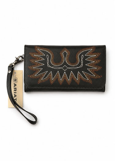Portafoglio Casanova Clutch in Black by Ariat
